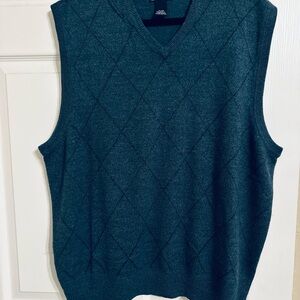 Dockers Men's Blue V-Neck Sweater Vest